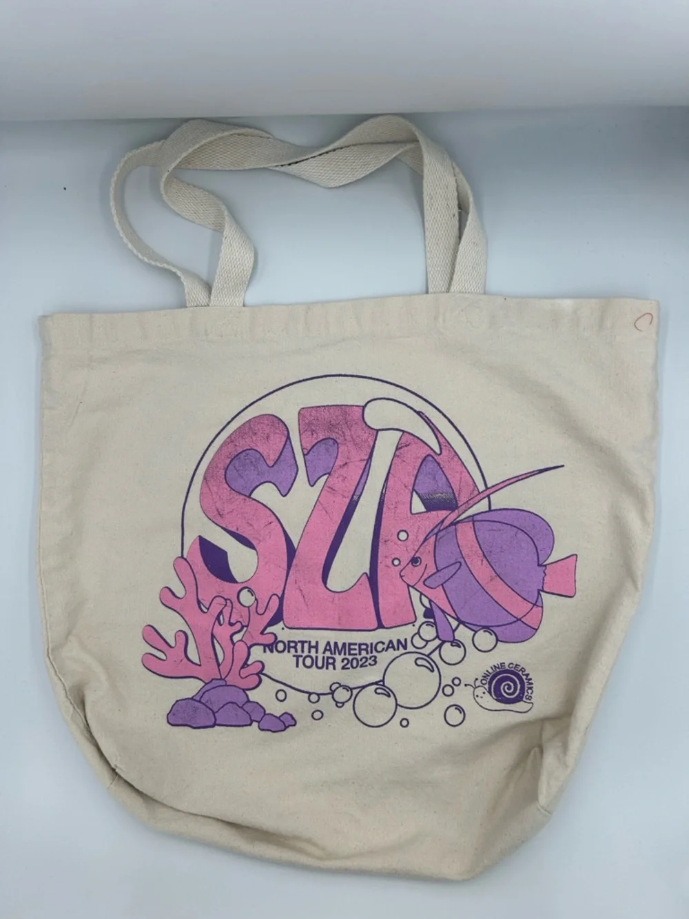 SZA SOS North American Tour 2023 Tote Bag Official Concert Merch Rare